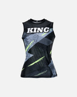 King Pro Boxing Rashguard Shadow 2 Damen - Schwarz