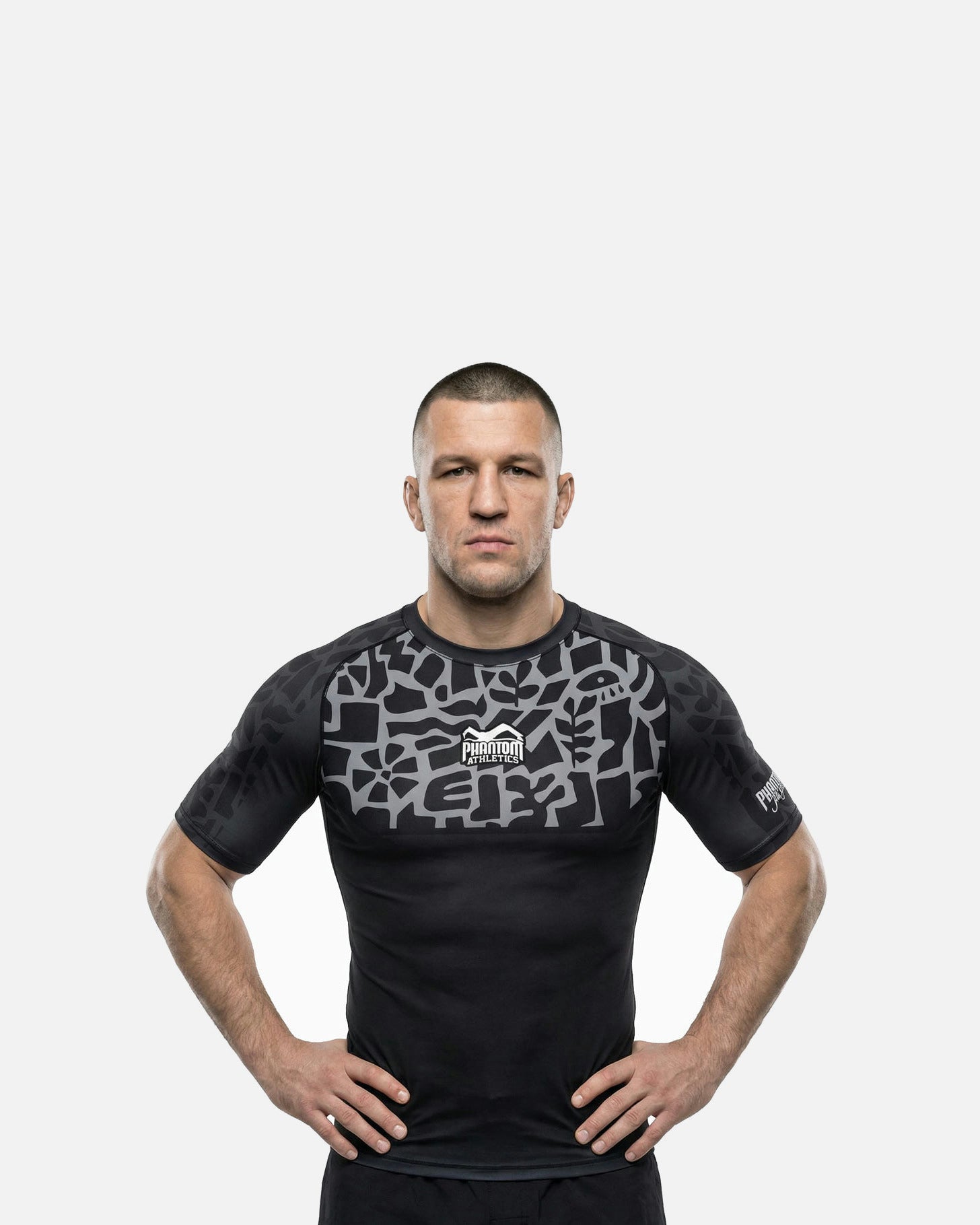 Phantom Athletics Rashguard Groundgame - Schwarz/Grau