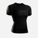 Hayabusa Rashguard Pro Ranked Kurzarm Damen - Braun