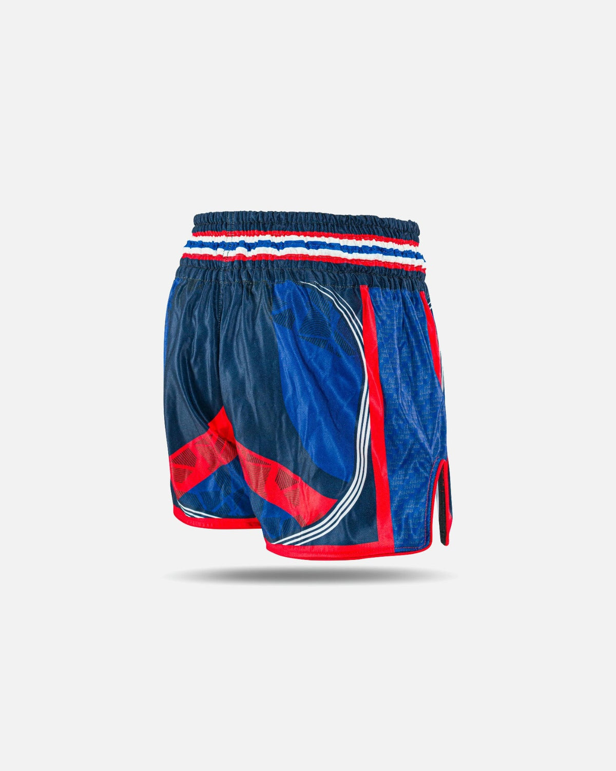 King Pro Boxing Muay Thai Shorts Flag - Blau