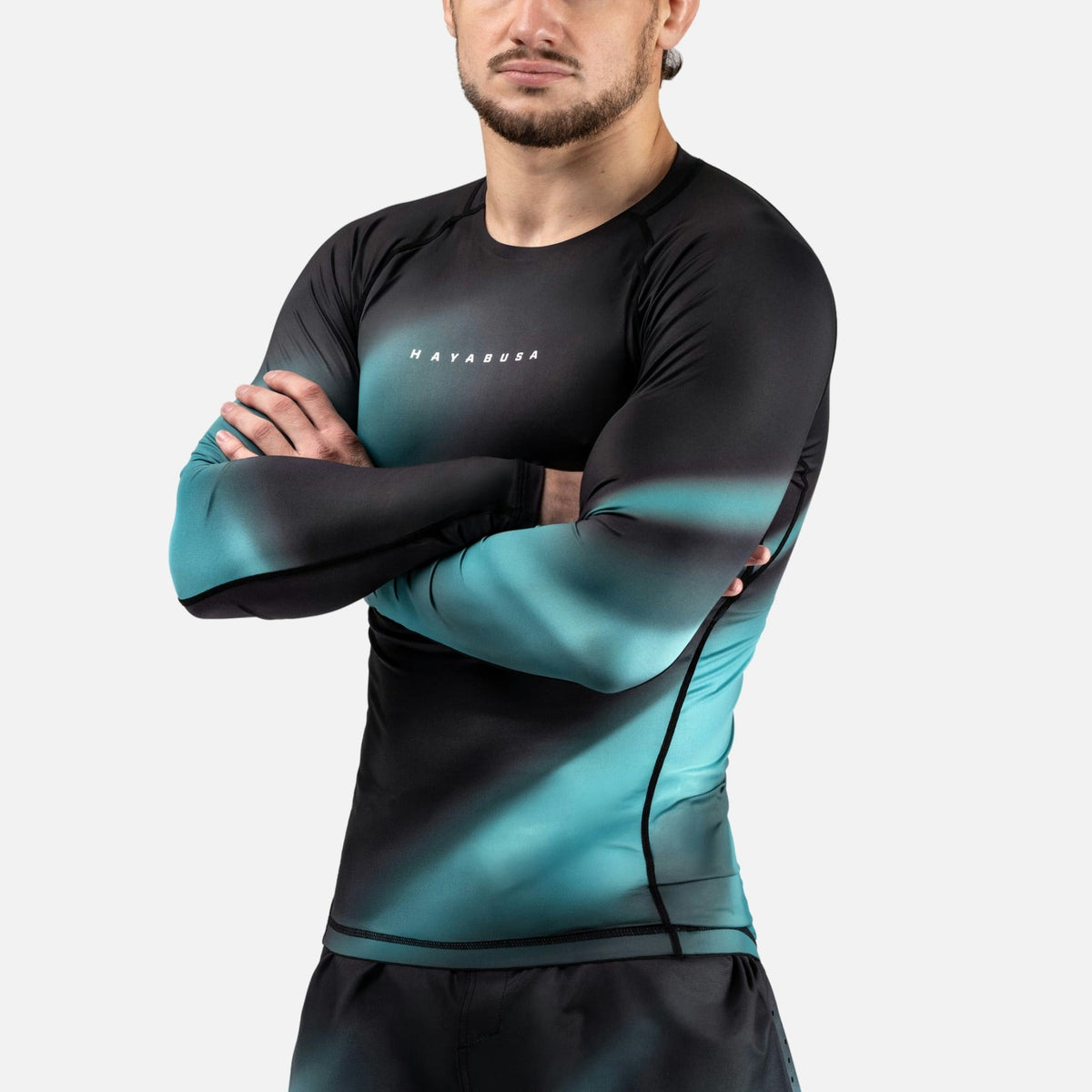 Hayabusa Rashguard Apex Nova Lange Ärmel - Türkis