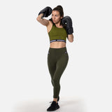 Hayabusa Sport-BH Crossback Damen - Olive