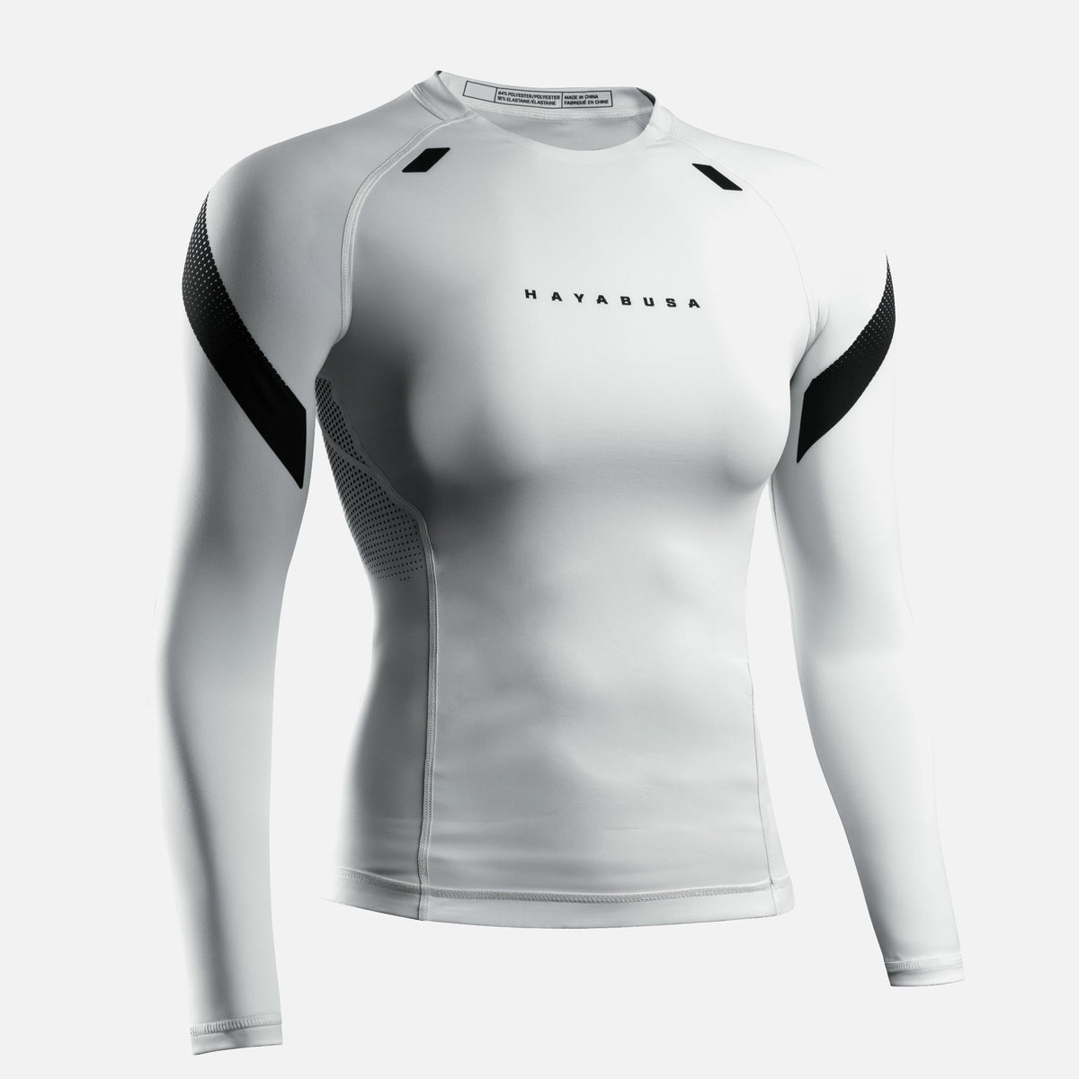 Hayabusa Rashguard Pro Ranked Lange Ärmel Damen - Weiß