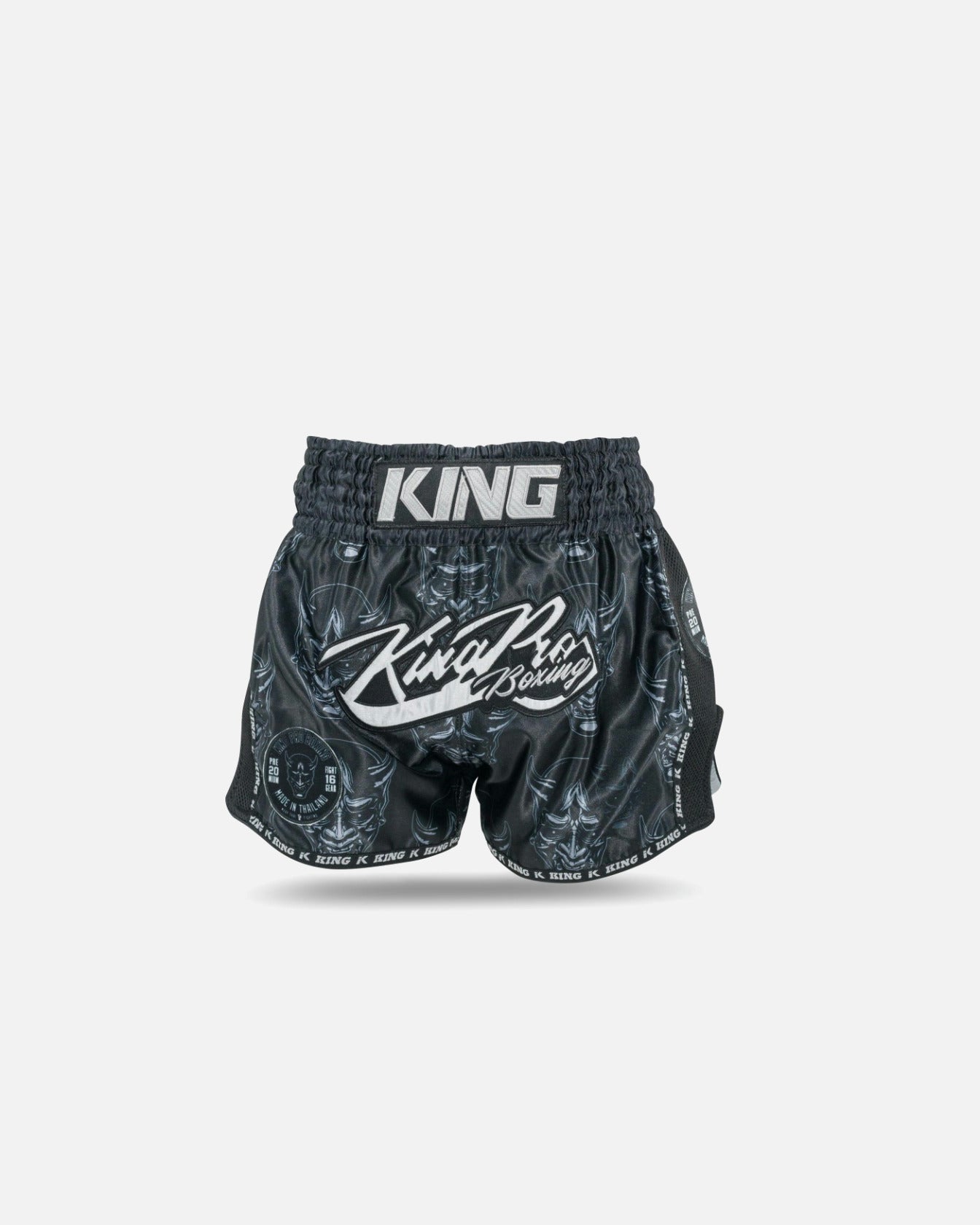 King Pro Boxing Muay-Thai-Shorts Devil - Schwarz