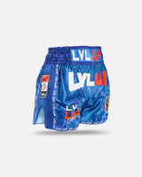 LVL UP Muay Thai Shorts Stadium - Blau