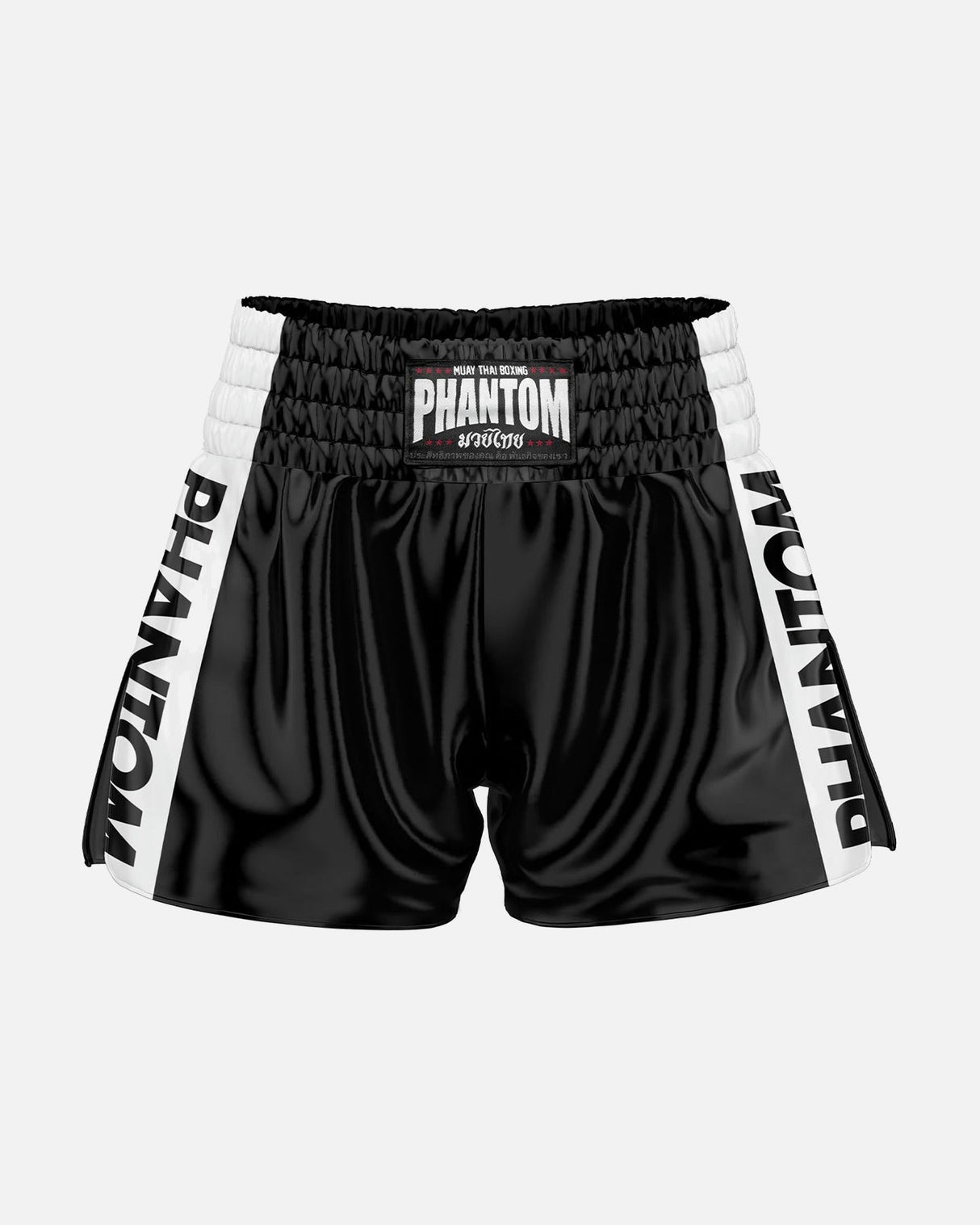 Phantom Athletics Muay-Thai-Shorts Apex - Schwarz/Weiß