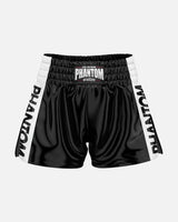 Phantom Athletics Muay-Thai-Shorts Apex - Schwarz/Weiß