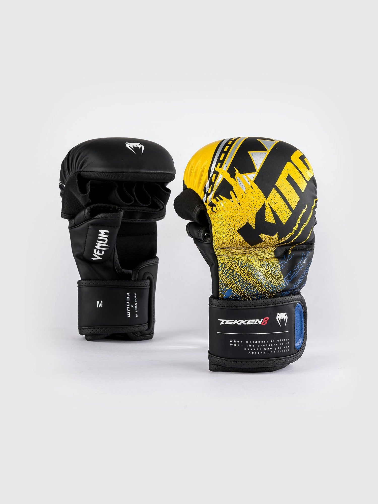 Venum MMA Handschuhe x TEKKEN 8 King - Schwarz/Gelb