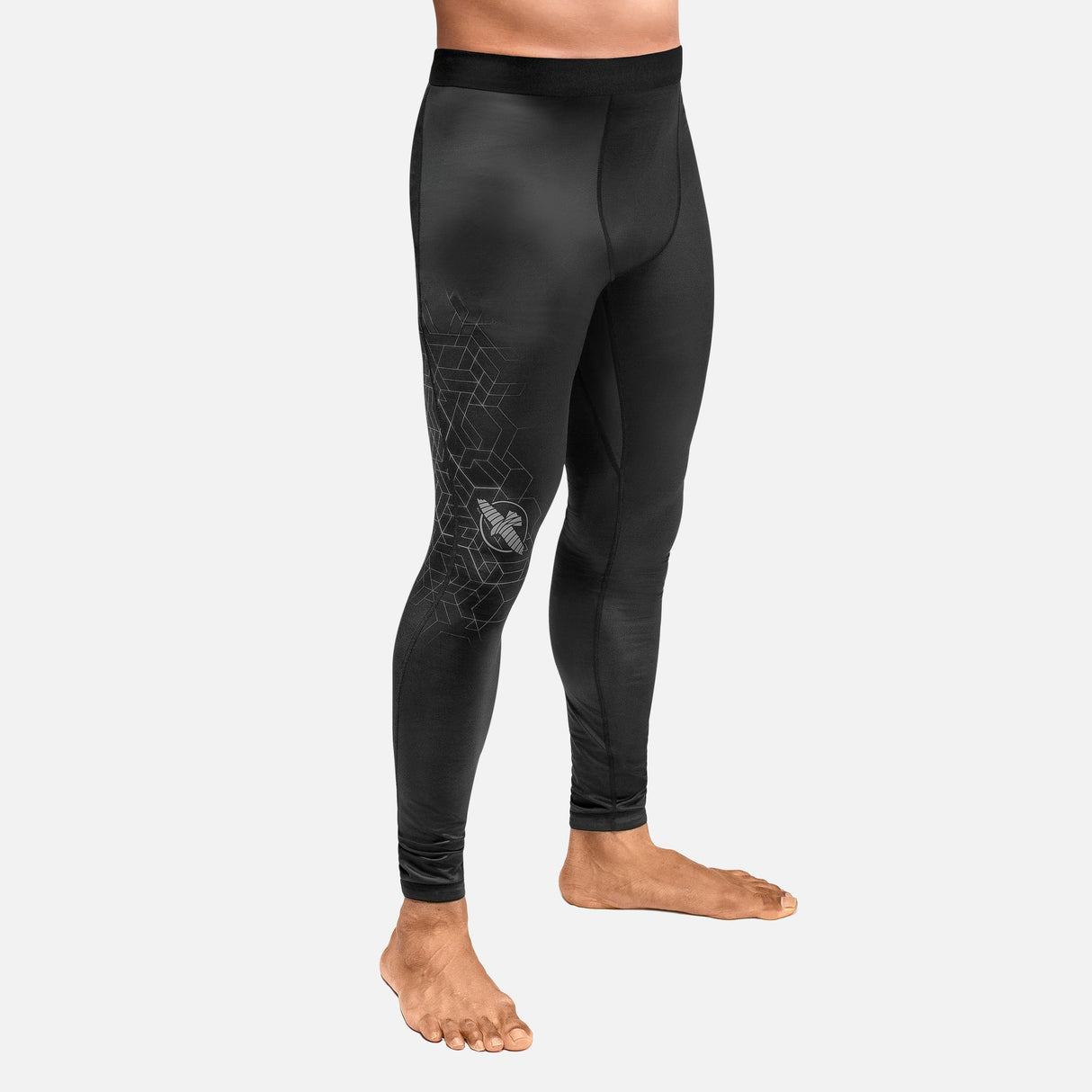 Hayabusa Kompressionsshorts Geo - Grau