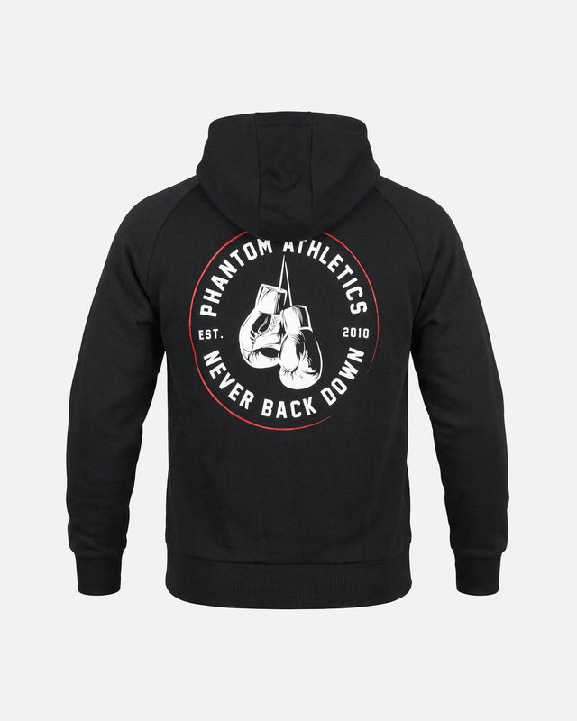 Phantom Athletics Hoodie Never Back Down - Schwarz