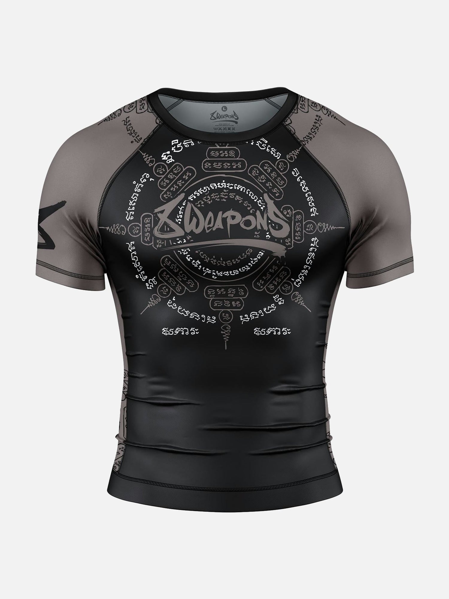 8 WEAPONS Rashguard 8 Ways Yant 2.0 - Schwarz