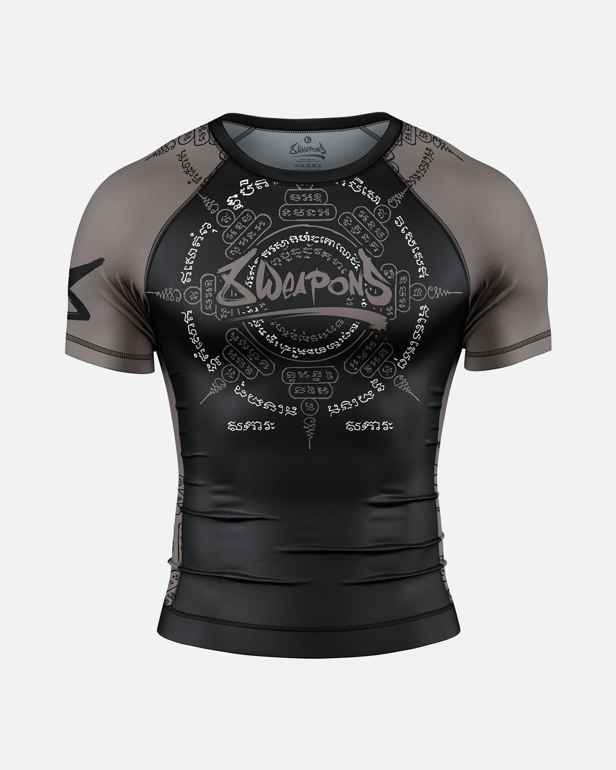8 WEAPONS Rashguard 8 Ways Yant 2.0 - Schwarz