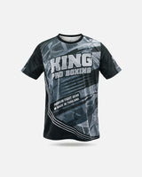 King Pro Boxing T-Shirt Flag Tee - Schwarz