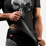 Marvel Hayabusa x Marvel Rashguard The Punisher Kurzarm - Schwarz