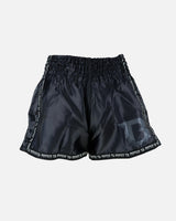 Booster Muay Thai Shorts Combat Series 4 Kinder - Schwarz