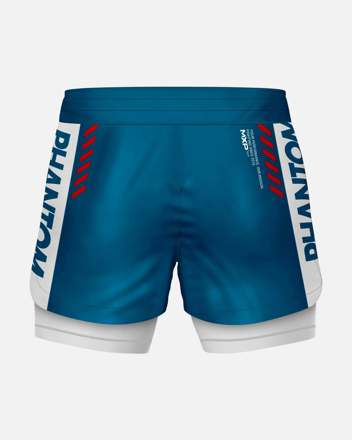 Phantom Athletics Kompressionsshorts Fusion 2in1 Apex - Blau