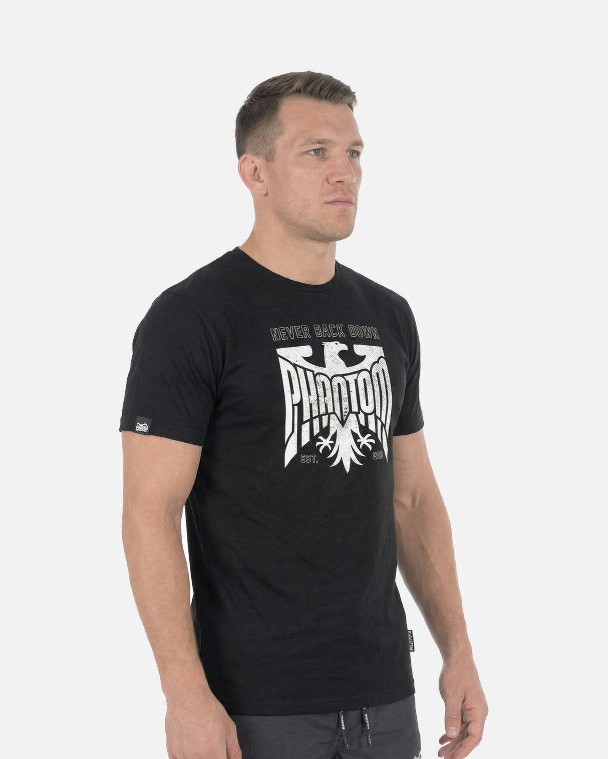 Phantom Athletics T-Shirt Germany Never Back Down - Schwarz