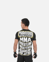 Phantom Athletics T-Shirt MMA Sports - Schwarz