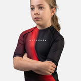 Hayabusa Rashguard Apex Nova Kurzarm Kinder - Rot