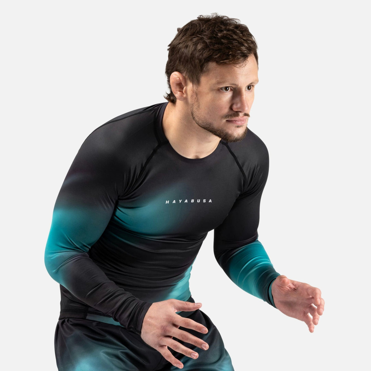 Hayabusa Rashguard Apex Nova Lange Ärmel - Türkis