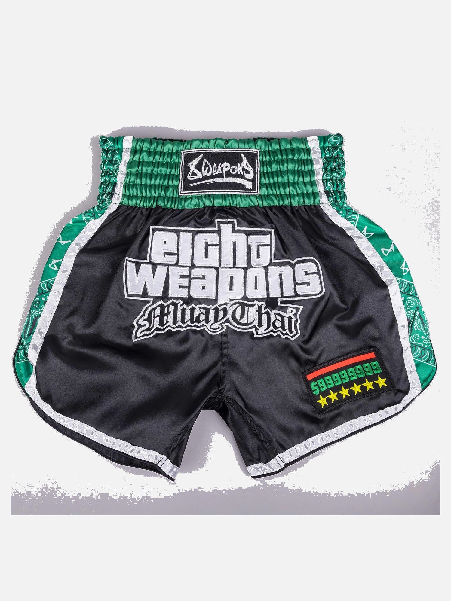 8 WEAPONS Muay-Thai-Shorts West Coast - Grün