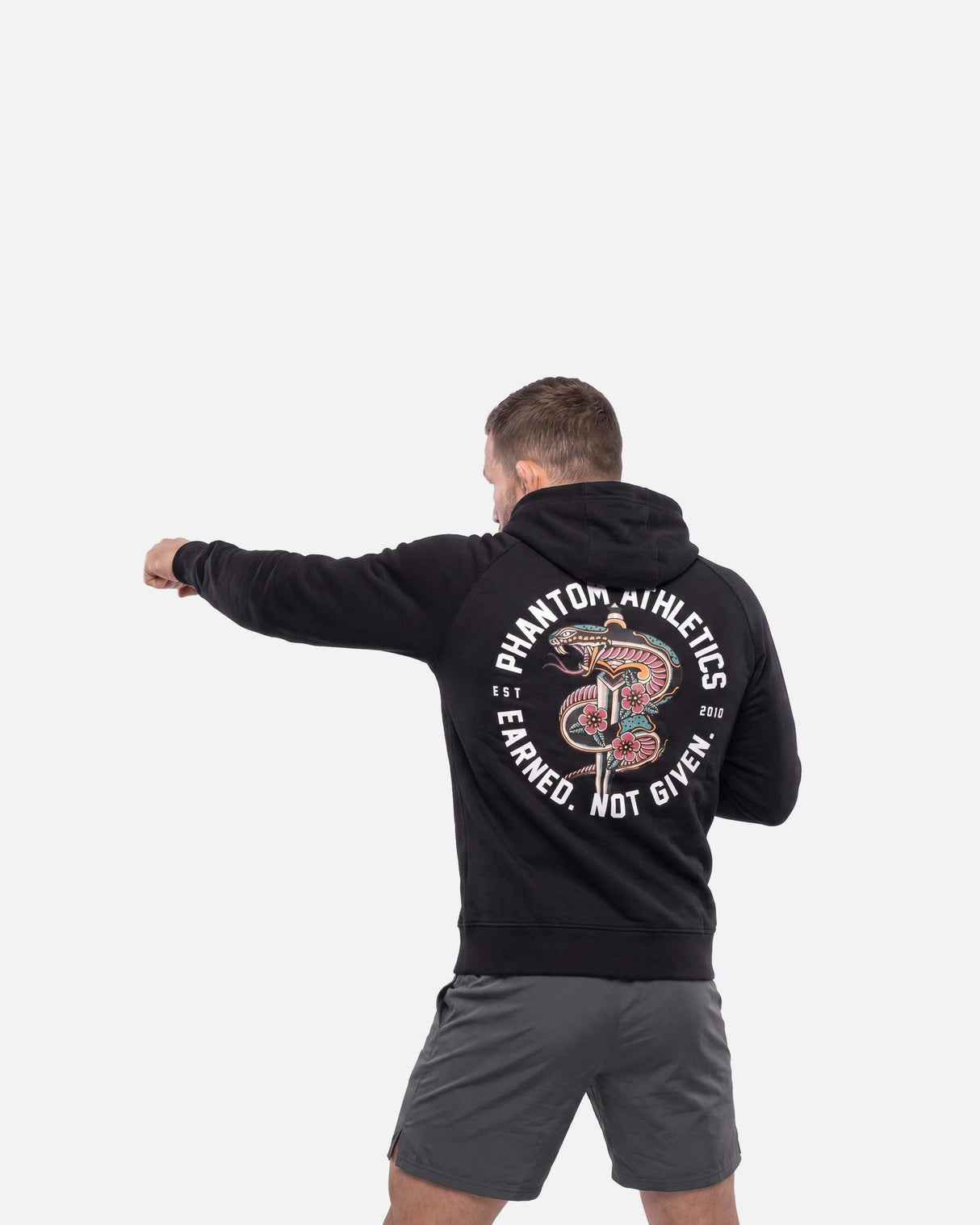 Phantom Athletics Hoodie Serpent - Schwarz