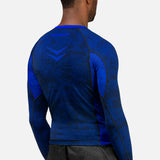 Hayabusa Rashguard Ranked Lange Ärmel - Blau