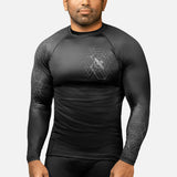 Hayabusa Rashguard Geo Lange Ärmel - Grau