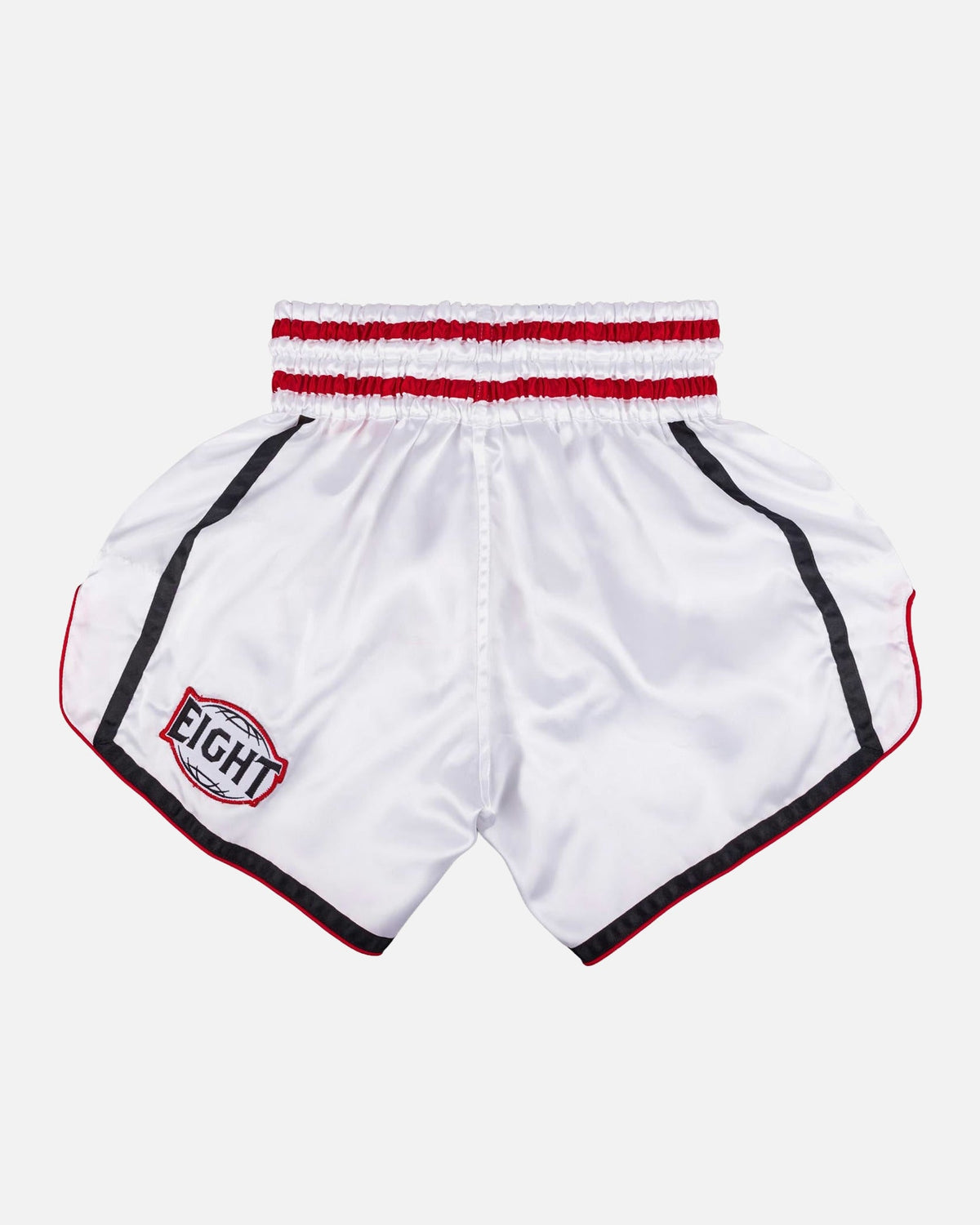 8 WEAPONS Muay Thai Shorts Bangkok - Weiß/Schwarz