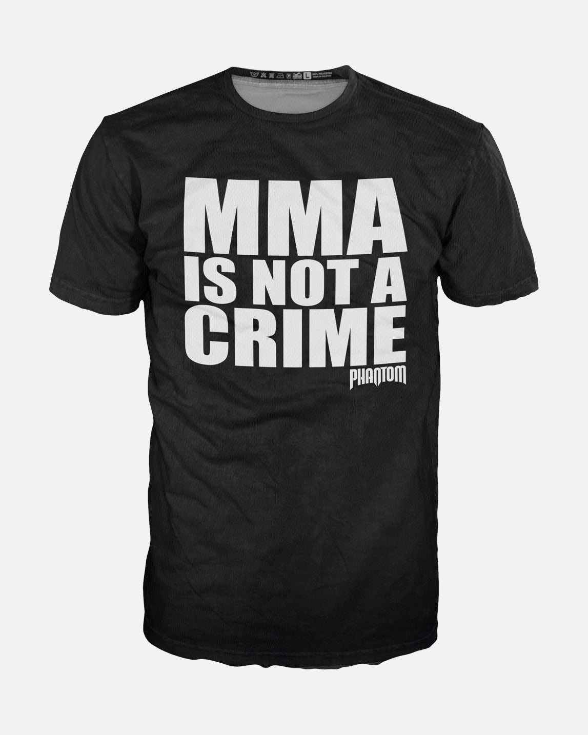 Phantom Athletics T-Shirt EVO MMA Is Not A Crime - Schwarz
