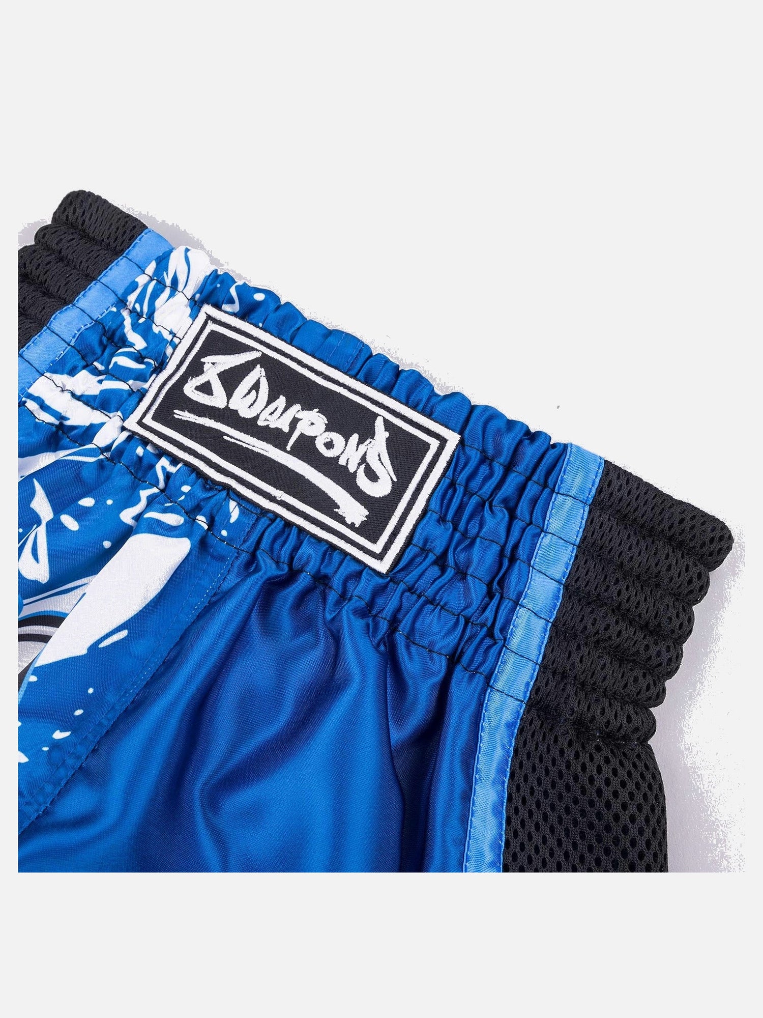 8 WEAPONS Muay-Thai-Shorts Jipe - Blau