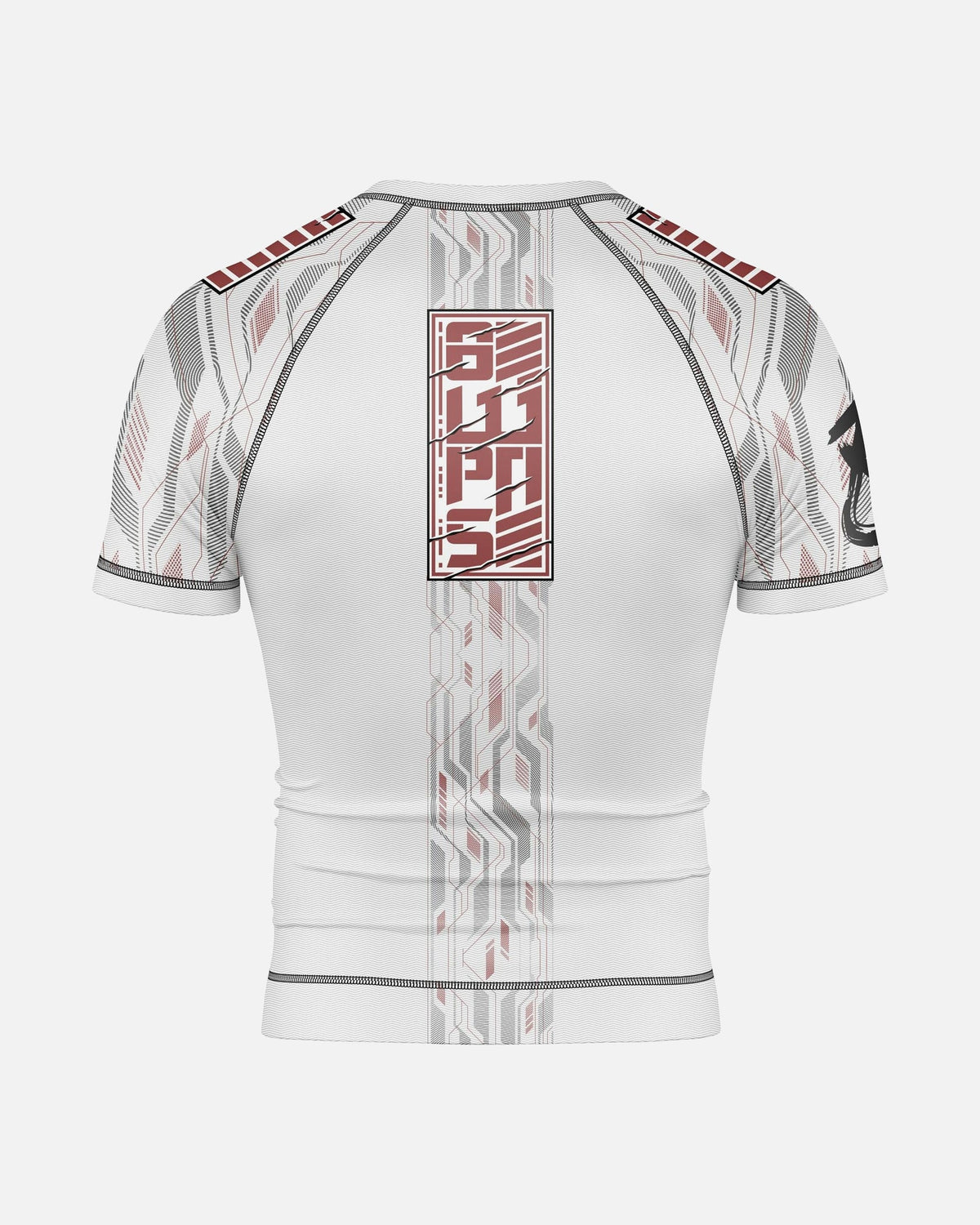 8 WEAPONS Rashguard Samurai 2.0 – Weiß/Rot