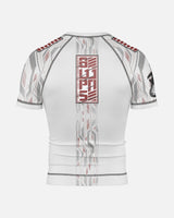 8 WEAPONS Rashguard Samurai 2.0 – Weiß/Rot