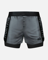 Phantom Athletics Kompressionsshorts Fusion 2in1 Apex - Schwarz/Grau