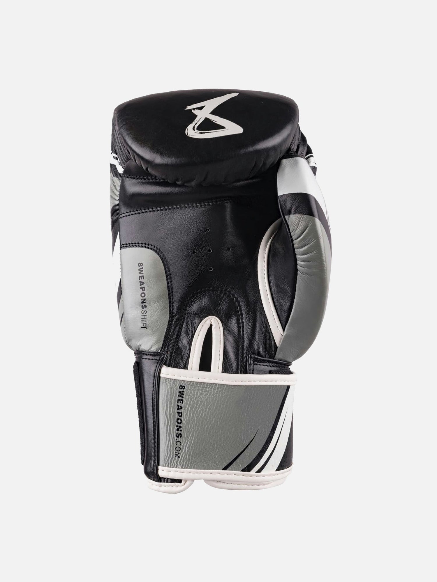 8 WEAPONS Boxhandschuhe Shift - Schwarz/Weiß