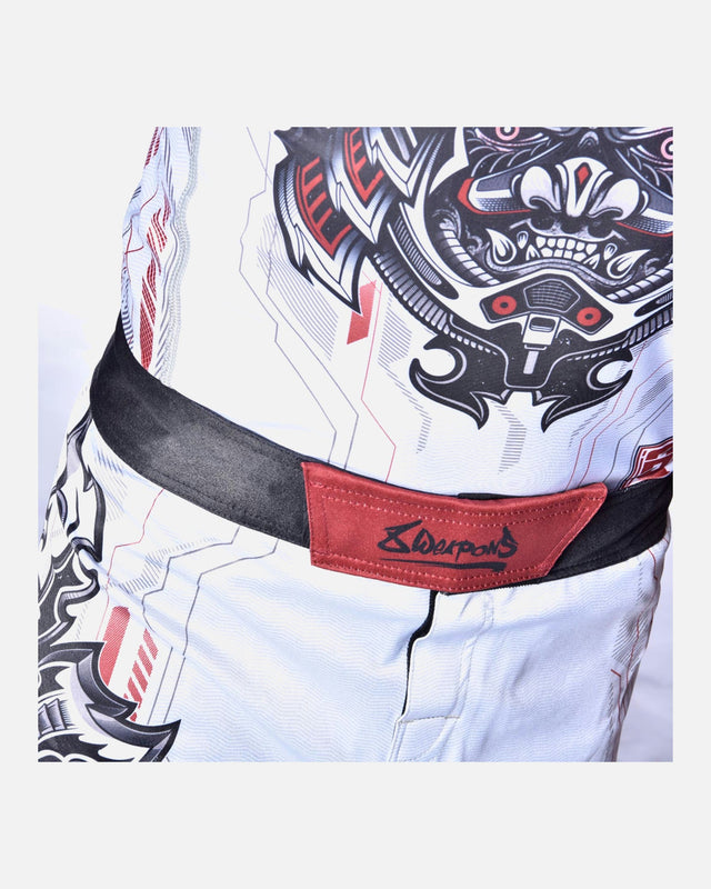 8 WEAPONS Rashguard Samurai 2.0 - Weiß/Rot