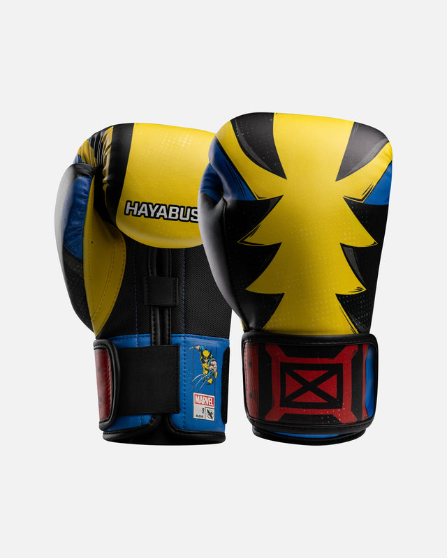 Hayabusa Marvel Classic Wolverine Boxhandschuhe gelb/schwarz/blau
