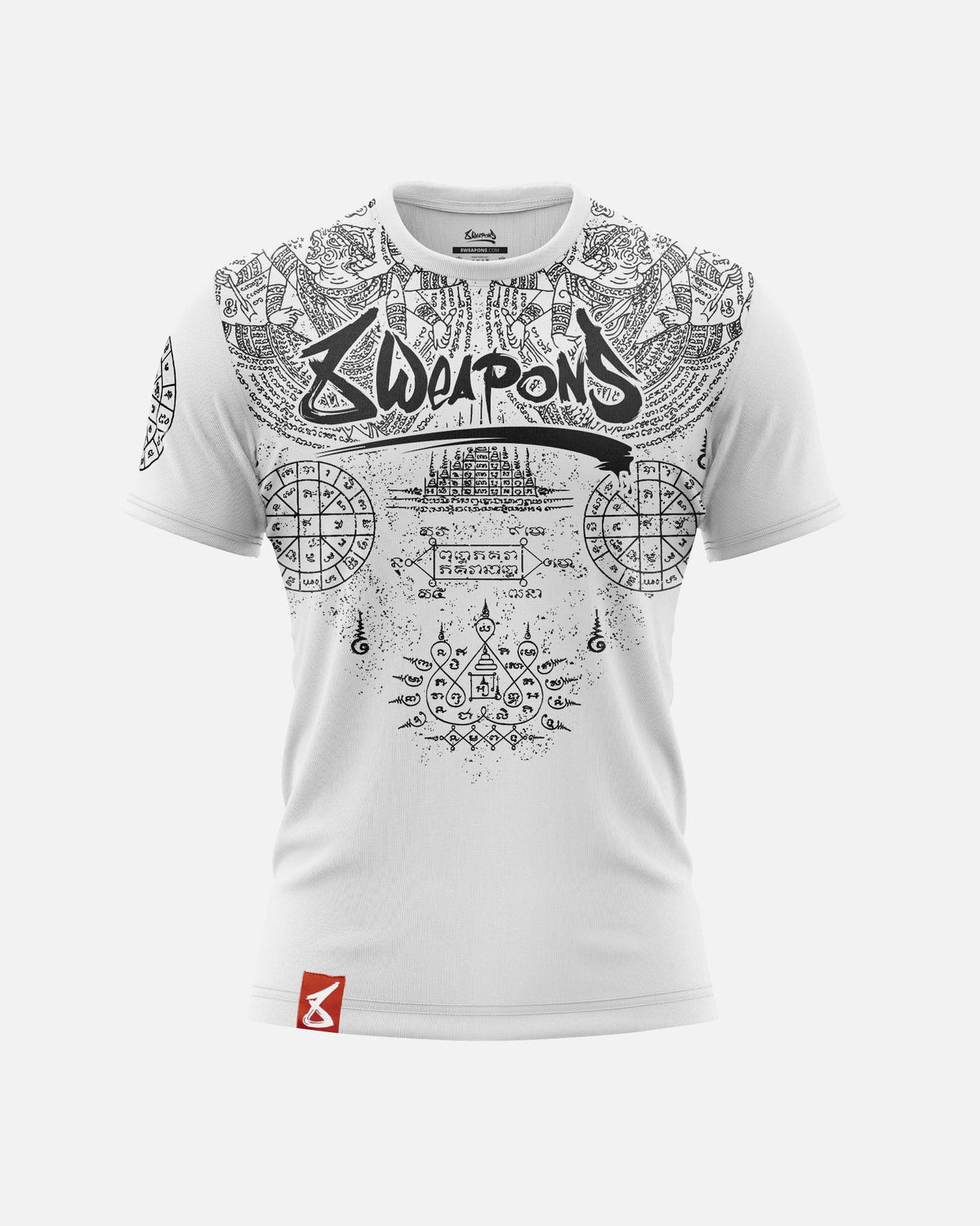 8 WEAPONS T-Shirt Yantra - Weiß