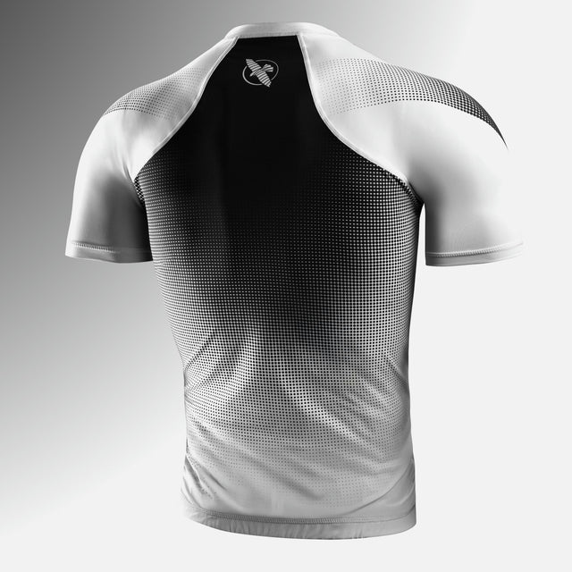 Hayabusa Rashguard Pro Ranked Kurzarm - Weiß
