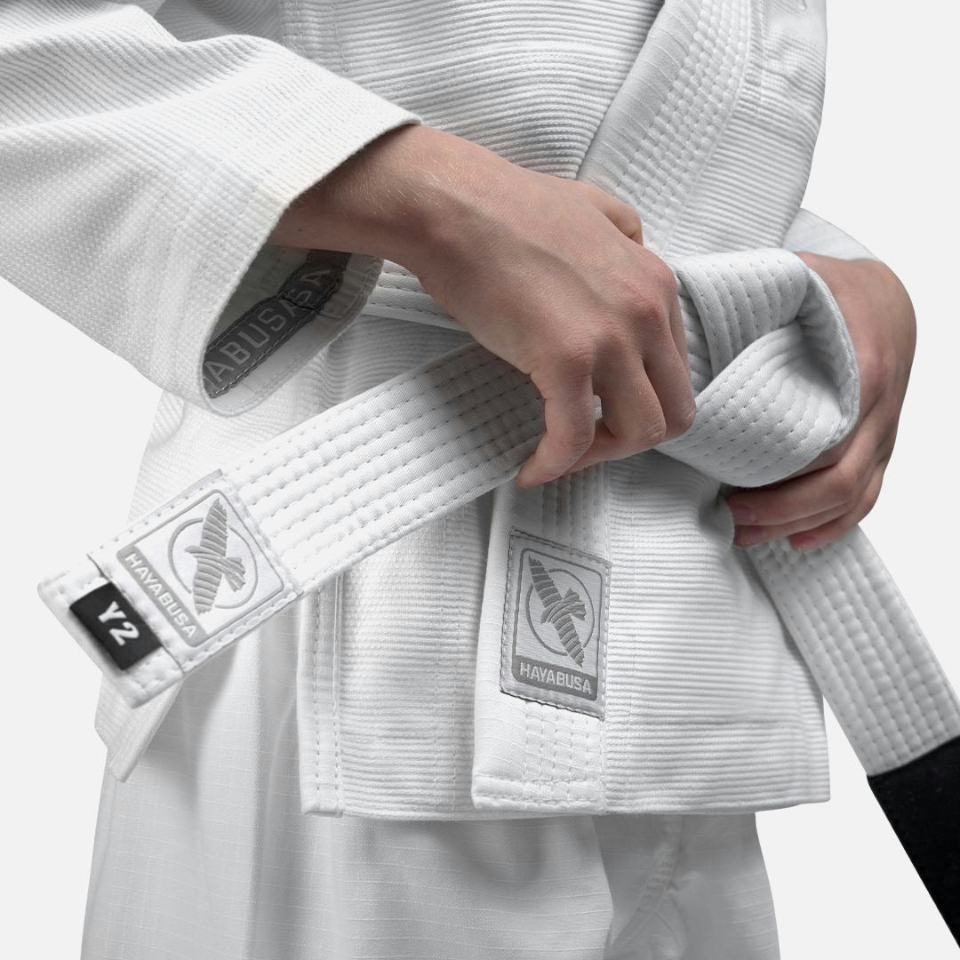 Hayabusa BJJ Gi Essential Kinder - Weiß