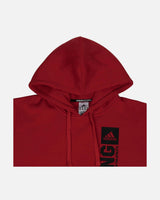 Adidas Hoodie Community Vertical Boxing - Rot/Schwarz