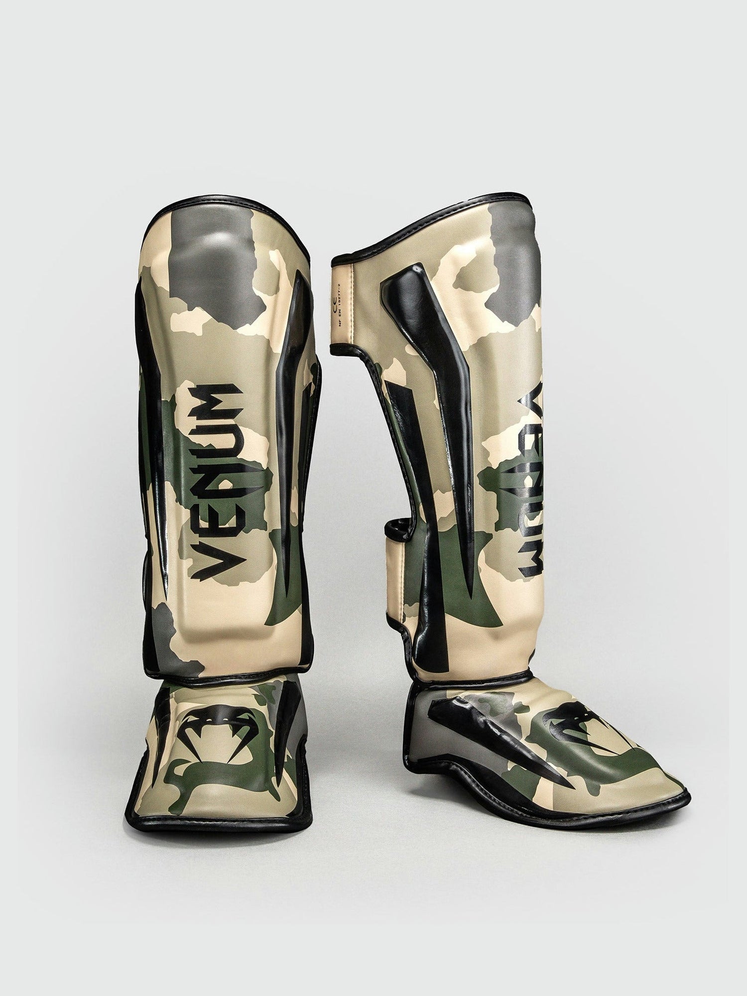 Venum Schienbeinschoner Elite - Khaki/Offwhite