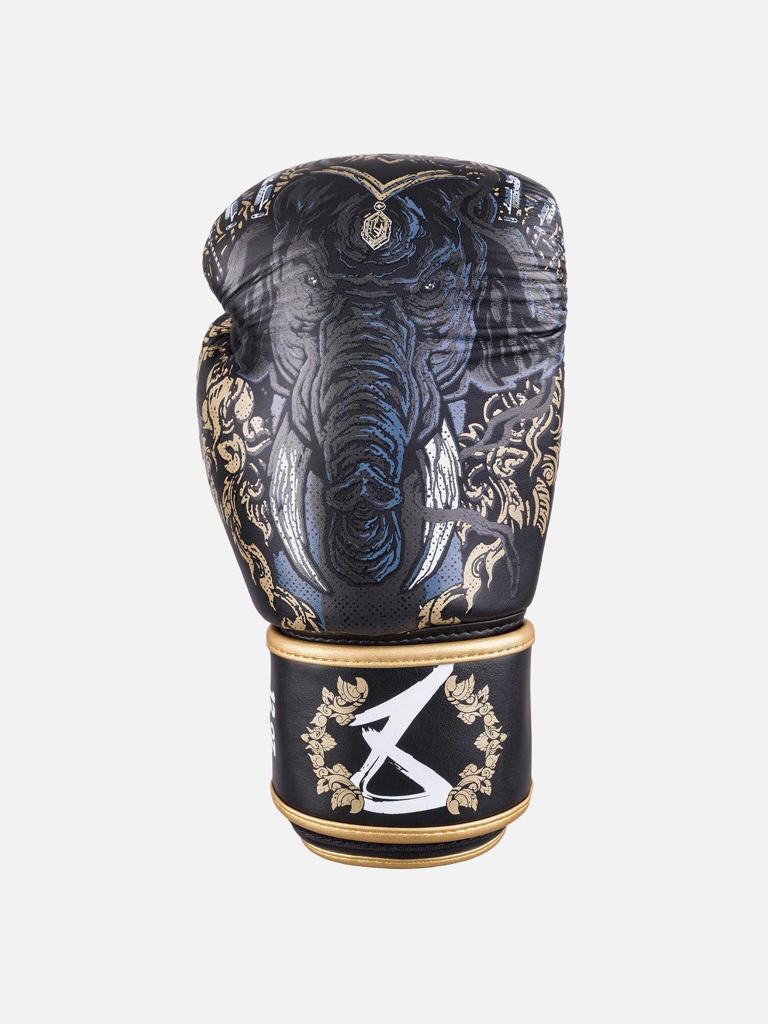8 WEAPONS Boxhandschuhe Three Elephants 2.0 - Schwarz/Gold