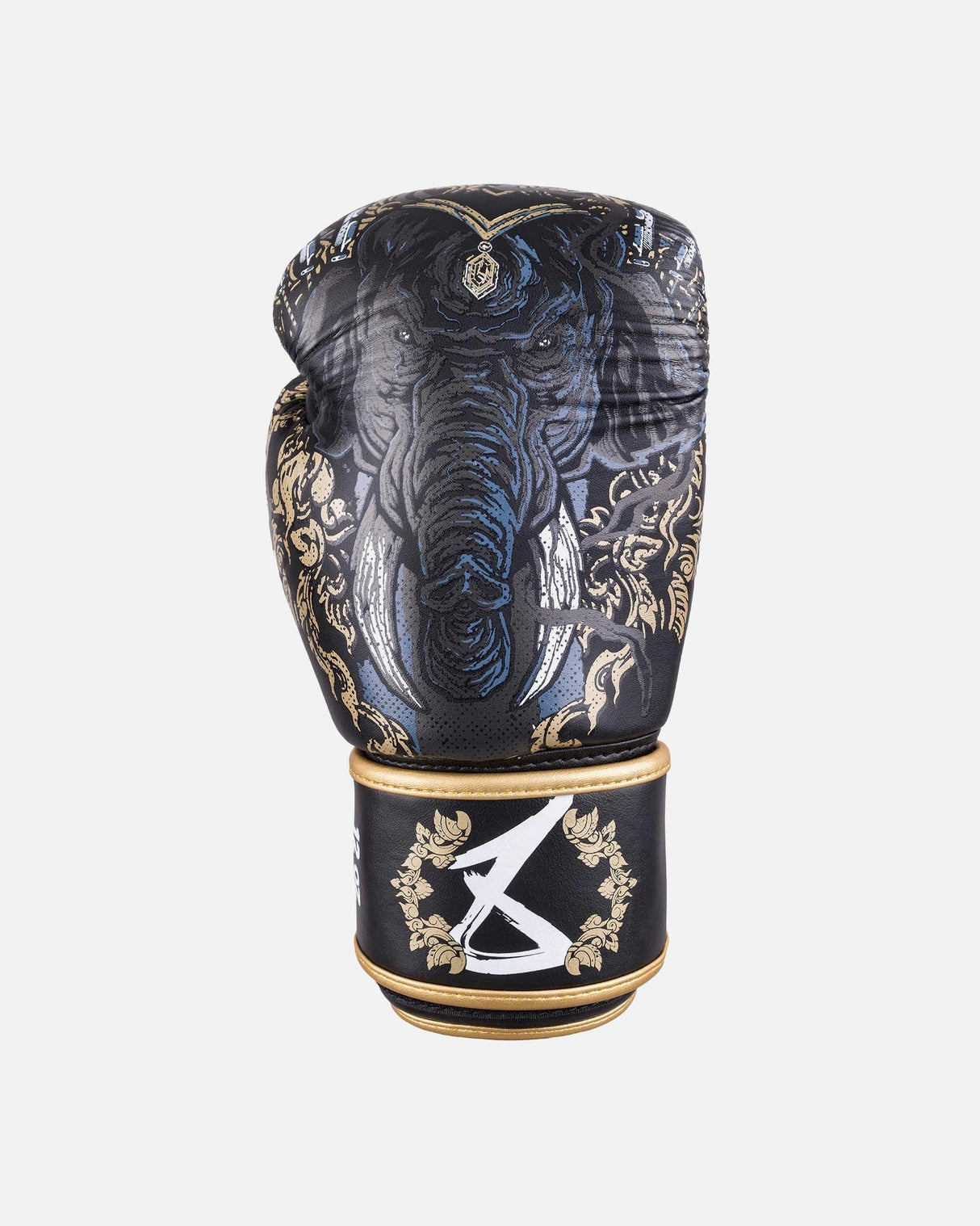 8 WEAPONS Boxhandschuhe Three Elephants 2.0 - Schwarz/Gold