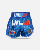 LVL UP Muay Thai Shorts Stadium - Blau