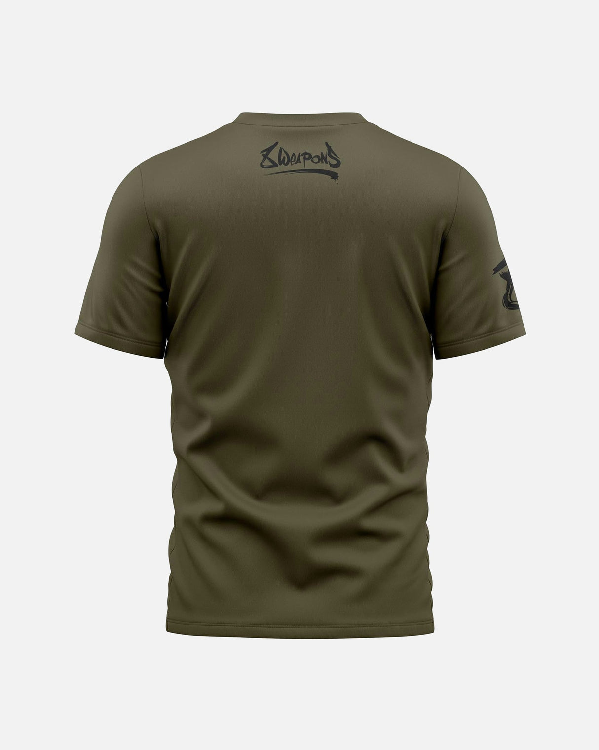 8 WEAPONS T-Shirt Sak Yant Tigers - Olive