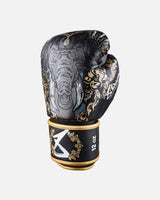 8 WEAPONS Boxhandschuhe Three Elephants 2.0 - Schwarz/Gold