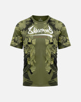 8 WEAPONS T-Shirt Funktional Hit 2.0 - Oliv/Schwarz