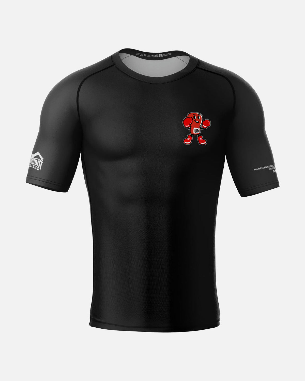 Phantom Athletics Rashguard EVO Punchy - Schwarz