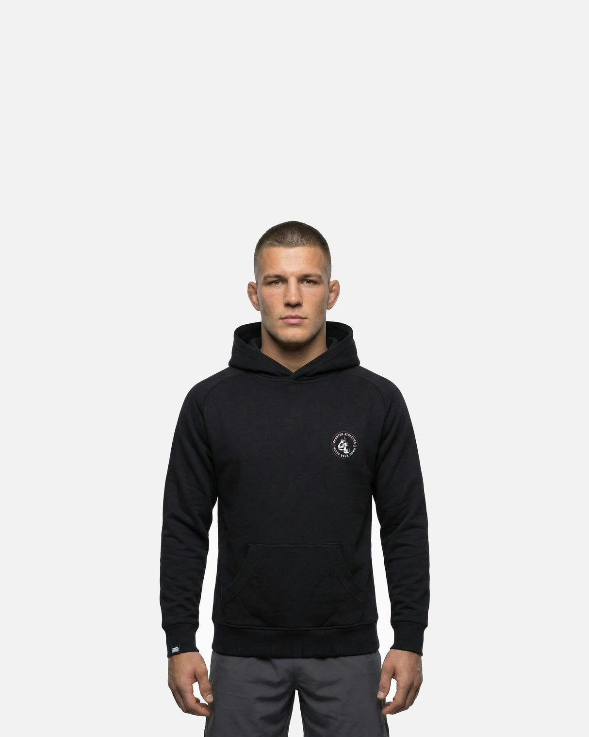 Phantom Athletics Hoodie Never Back Down - Schwarz